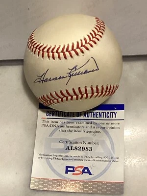 Harmon Killebrew Signed Bobby Brown Commisioner MLB Baseball - Image 1 of 3