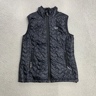 Chaleco Mountain Hardwear Mujer Medio Negro Acolchado Puffer Aislado Exterior Foto 1 de 4