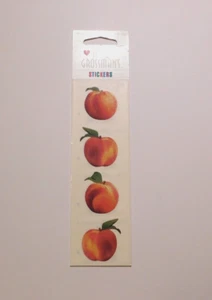Mrs. Grossman's Lot of 3 Strips Brand New in Package ~Peach~ Stickers HTF - Picture 1 of 1