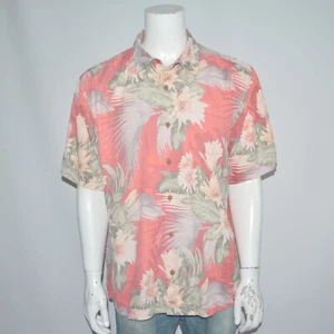 TOMMY BAHAMA 100% Silk Floral Short Sleeve Hawaiian Shirt Sz XL - Bild 1 von 4