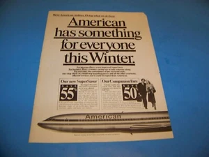 American Air Lines Original Print Ad From Magazine 1979 - Picture 1 of 2