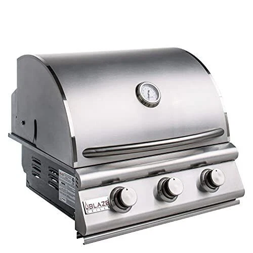 Blaze Prelude LBM 3-Burner Built-In Grill- Silver