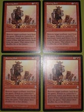 Top 4 x Sowing Salt/salted earth-Urza's Destiny-English ** PLAYSET **