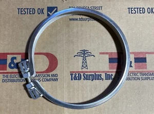 WATTHOUR KWH METER SOCKET ALUMINUM STEEL LOCKING / SEALING RING, UTILITY GRADE - Picture 1 of 2