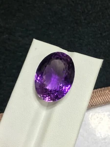 32ct Natural Amethyst Nice Cut Beautiful Color & Luster Clean gemstone-Brazil - Picture 1 of 4