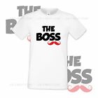 The Boss The Real Boss Family Tshirt Set Fun Matching Together Dad Mom Kid Baby