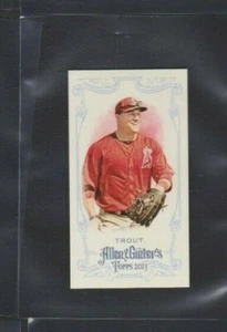 Tarjeta mini rasgado Topps Allen & Ginter's A&G 2013 ext #371 Mike Trout tarjeta rara SSP - Imagen 1 de 2