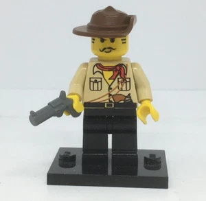 LEGO Adventurers : Johnny Thunder - Figurine - Set 5987 5986 5975 5978 adv010 - Imagen 1 de 2