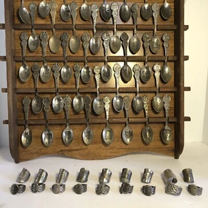 Anillos de cuchara hechos a mano, estados de herencia americana. Hecho a medida.Elige tu estado - Imagen 1 de 9