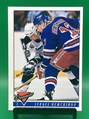 1993-94 Topps Premier #42 Sergei Nemchinov New York Rangers - Image 1 of 2