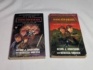 Star Wars Young Jedi Knights book novel lot Jedis Under Siege Heirs of the Force - Imagen 1 de 5