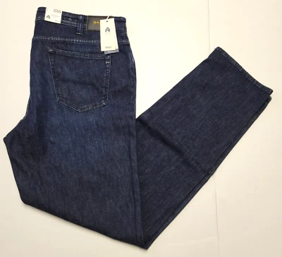 Nuevo $258 Brax HI-FLEX Pantalón de mezclilla de cena calce moderno para hombre 40x34 azul 40 Foto 1 de 4