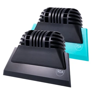 Window Tint Tool 5-inch Rubber Window Squeegee Set 2PCS Pro Handy Tint Tool Kit - Foto 1 di 18