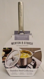 Merten & Storck 3 Qt Saucepan with Lid Tri-Ply Stainless Steel Professional F/S - Picture 1 of 11