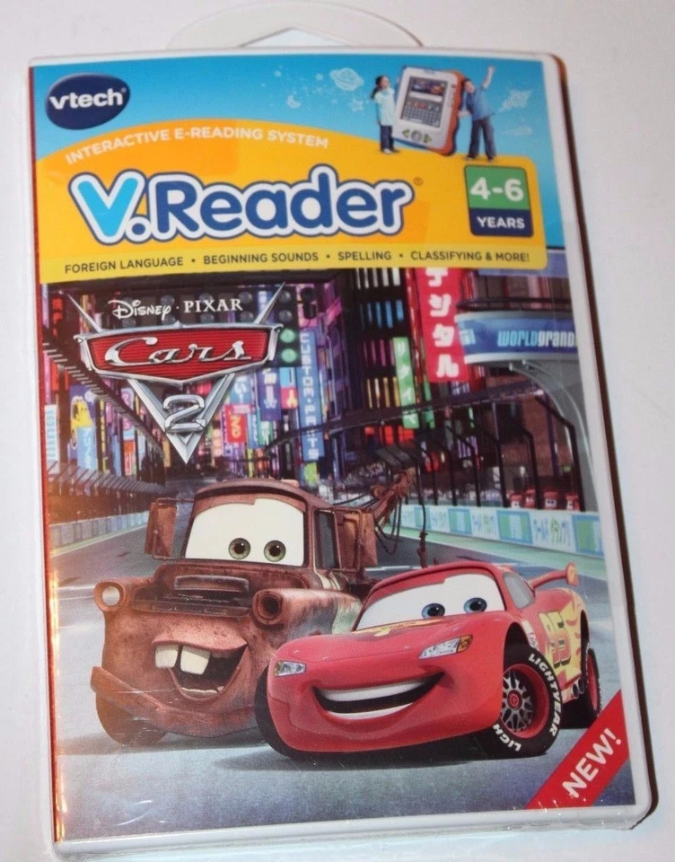 Vtech V.Reader  Disney Pixar Cars Interactive E-Reading System Software  - Image 1 of 1
