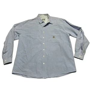 Cinch Button Up Shirt Mens XXL Blue Western Cowboy Long Sleeve Casual - Picture 1 of 9