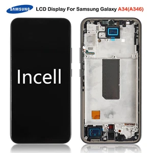 Incell For Samsung Galaxy A34 A346 LCD Display Screen Assembly Replacement Black - Picture 1 of 8