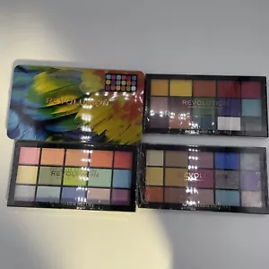 LOT OF 4 REVOLUTION EYESHADOW PALETTES !! NEW!! ๐ - Picture 1 of 4
