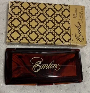 Sombra de ojos NOS EMLIN de colección ~ violeta ~ con caja original ~ nueva en caja ~ 0,12 oz ~ estuche sintético tortuga - Imagen 1 de 4