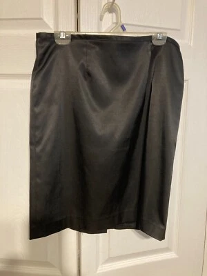 WOMEN'S JACLYN SMITH CHIC BLACK SKIRT SZ 14 PRE-OWNED 21 " LONG SEE PHOTOS - Image 1 of 4
