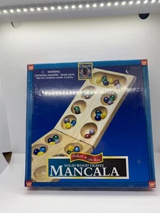 NOS Cardinal Classic Games Solid Wood Travel Mancala Game - Picture 1 of 3