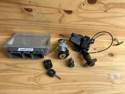 Jaguar S-Type X200 2002 módulo de control del motor ECU 4,0 L con juego de bloqueo de vehículo OEM Foto 1 de 4