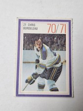 1970-71 ESSO POWER PLAYERS STAMPS #251 CHRIS BORDELEAU ST. LOUIS BLUES SP b