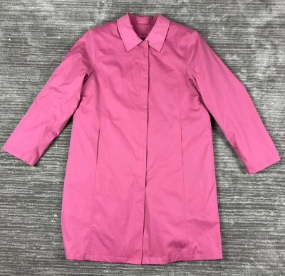 Worthington Jacket Womens Large Pink Long Coat Fleece Removeable Lining Quilted - Image 1 of 4