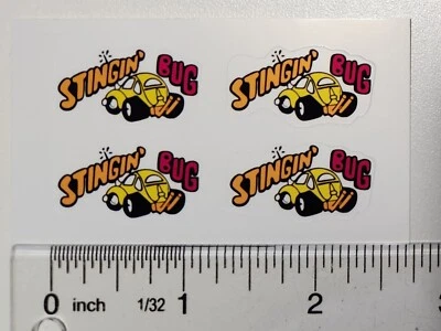 Pegatinas Stingin Bug para Tootsie Toy VW Beetle.  Foto 1 de 2