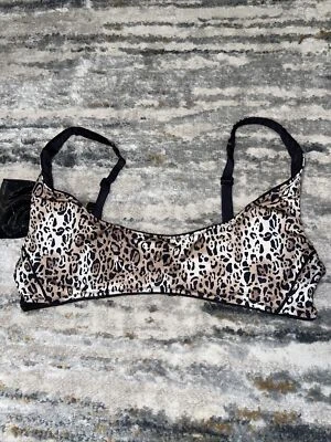 Nwt Victorias Secret Very Sexy Leopard/Black Reversible Balconet Sling Bra S $36 - Image 1 of 3