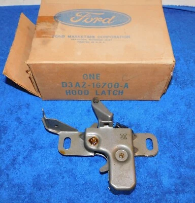 1974-1980 Ford Mustang II Ghia King Cobra Mach 1 Stallion NOS FRONT HOOD LATCH - Image 1 of 4