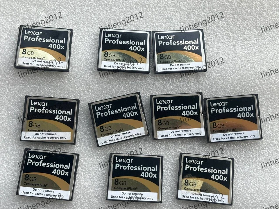 10PCS  LEXAR Professional 8GB 400X CF CARD - Image 1 of 2