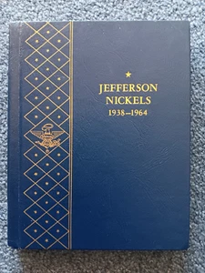 COMPLETE JEFFERSON 5c SET 1938-1964 IN WHITMAN BOOKSHELF ALBUM NICE UNC SET - Picture 1 of 8