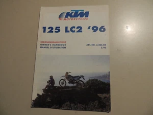 KTM 125 LC2 1996 Fahrerhandbuch - Bild 1 von 5