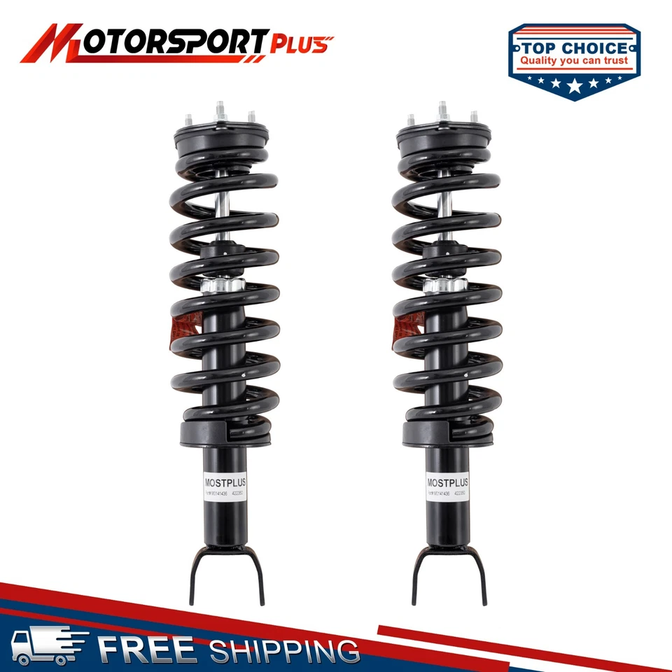 Pair Front Complete Shock Struts Coil Springs For 2006-2008 Dodge Ram 1500 4WD - Image 1 of 4