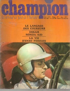 CHAMPION 6 1966 JEAN SUNNY SHOW CASCADEUR HONDA 450 SUPER SPORT 24H ROUEN NAUTIQ - Imagen 1 de 2