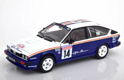 ALFA ROMEO GTV6 #14 TOUR DE CORSE 1986 LOUBET ANDRIE SOLIDO S1802303 1/18 GTV 6 - Immagine 1 di 4