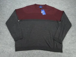 Apt 9 Sweater Adult XXL Gray Purple Soft Long Sleeve Pullover Mens 2XL NEW NWT - Picture 1 of 19