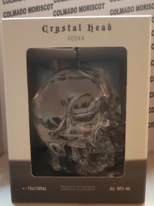 CRYSTAL HEAD VODKA 40% 70cl 700ml 0,7L CANADA THE SCULL BOTTLE BOUTEILLE CRANE - Imagen 1 de 4