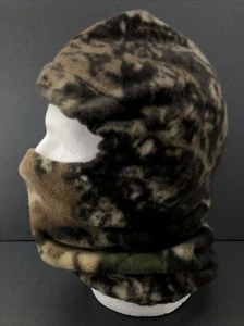 Vtg Due North Apparel Camo Hunting Balaclava Full Face Mask Fitted Stretch Neck - Picture 1 of 10