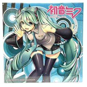 Hatsune Miku  2023 16 Month WALL CALENDAR  Brand New in Shrink Wrap - Picture 1 of 1