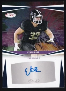 2025 Sage Ethan Barr Auto UCF Knights Autograph Rookie Football Card A-EB - Picture 1 of 2