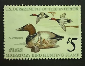 RW42 Federal Duck Hunting Stamps Mint No Gum Migratory Bird Hunting Stamp 1975 - Picture 1 of 2