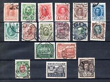Russia 1913 old set Romanov stamps (michel 82/98) used