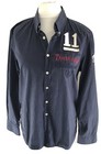 Gaastra Hemd M Button Down Freizeithemd Herrenhemd Top Dunkelblau H