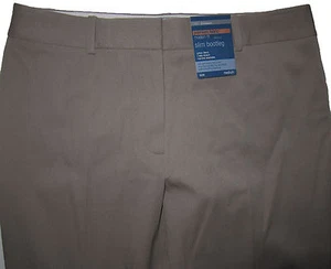 M&S Womens Marks and Spencer Brown Slim Bootleg Trousers Size 12 10 RRP £35 - Picture 1 of 8