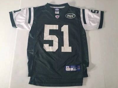 Camiseta Reebok NFL New York Jets #51 Vilma Juvenil Mediana 10-12 Verde Foto 1 de 4