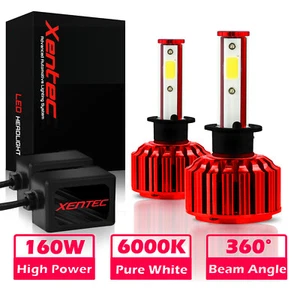 9005 + H11 6000K 2000W 300000LM Combo CREE LED Headlight Kit High Low Light Bulb - Picture 1 of 12
