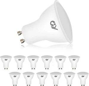 GY 12 lampadine LED GU10, 8 Watt (80 equivalenti), 800 lumen, 8w6500k-12 - Foto 1 di 1