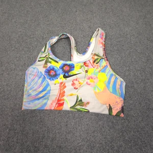 Nike Sports Bra womens SMALL Pink tropical summer sports gym running size S - Picture 1 of 9